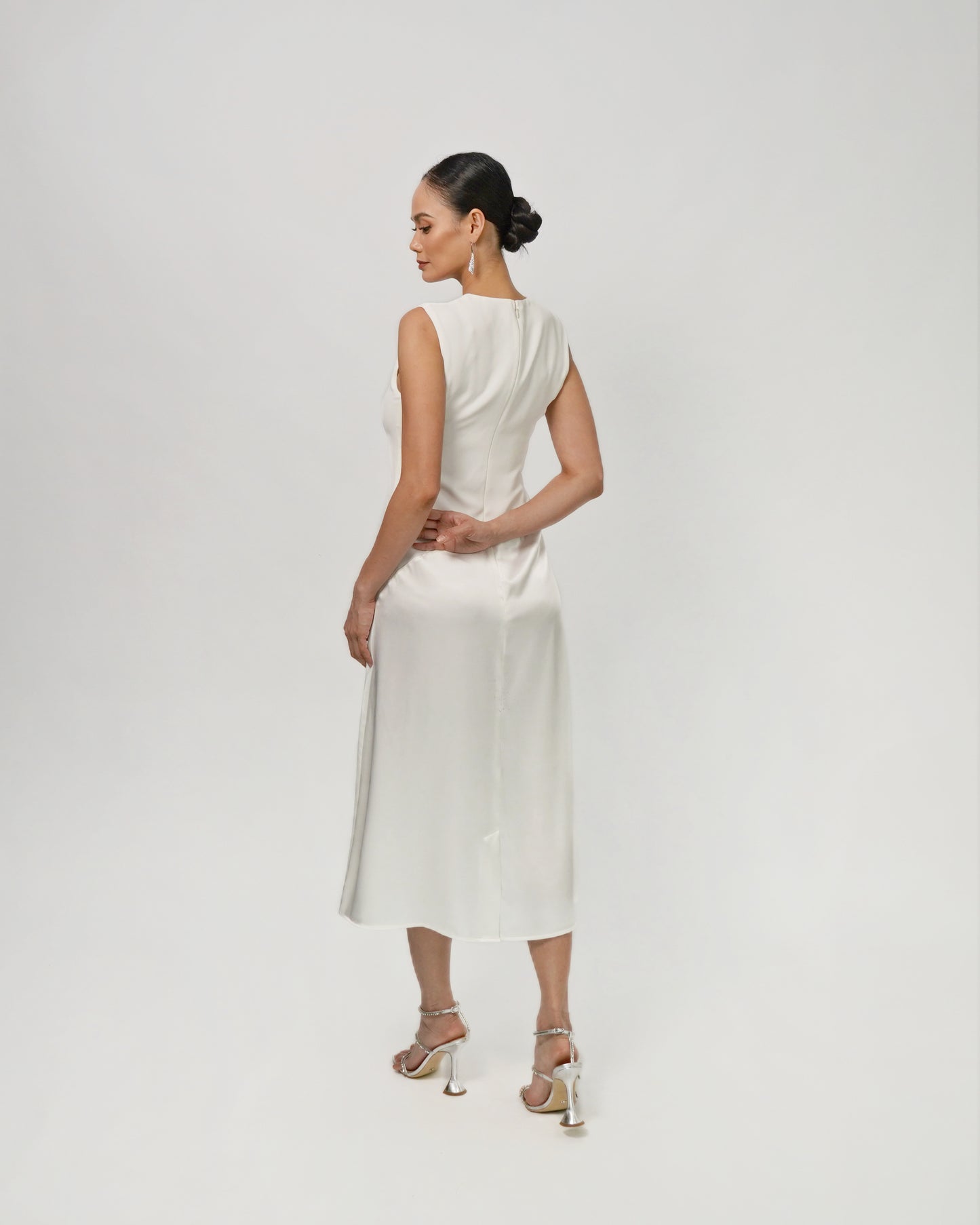 Isla Drop Waist Midi Dress