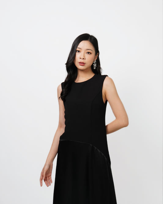 Isla Drop Waist Midi Dress