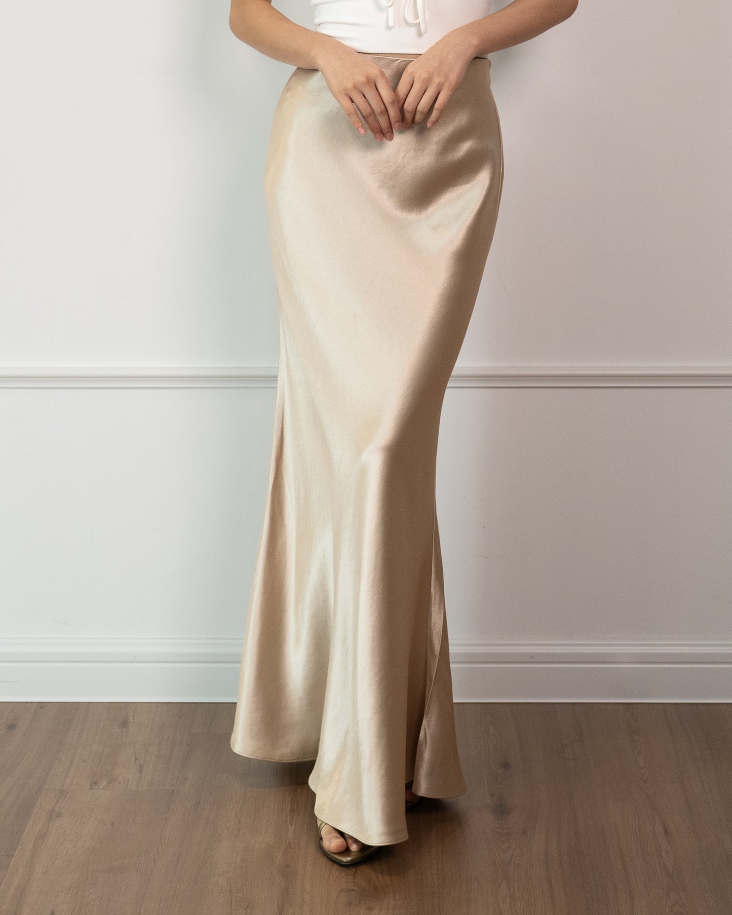 Serena Satin Maxi Skirt