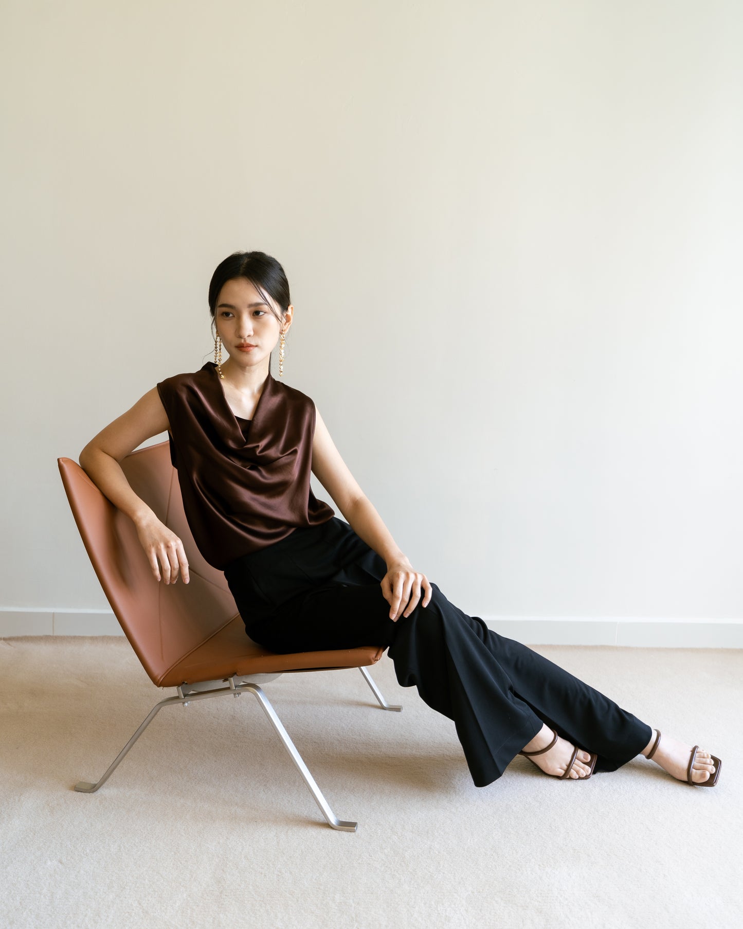 Elena Acetate Top