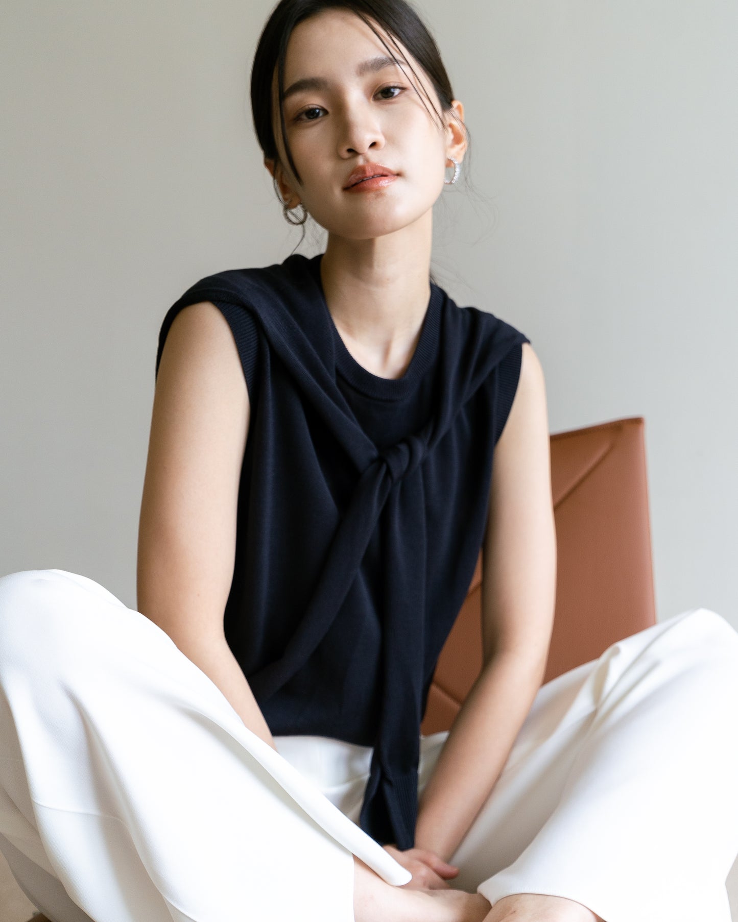 Eloise Knit Scarf-Top