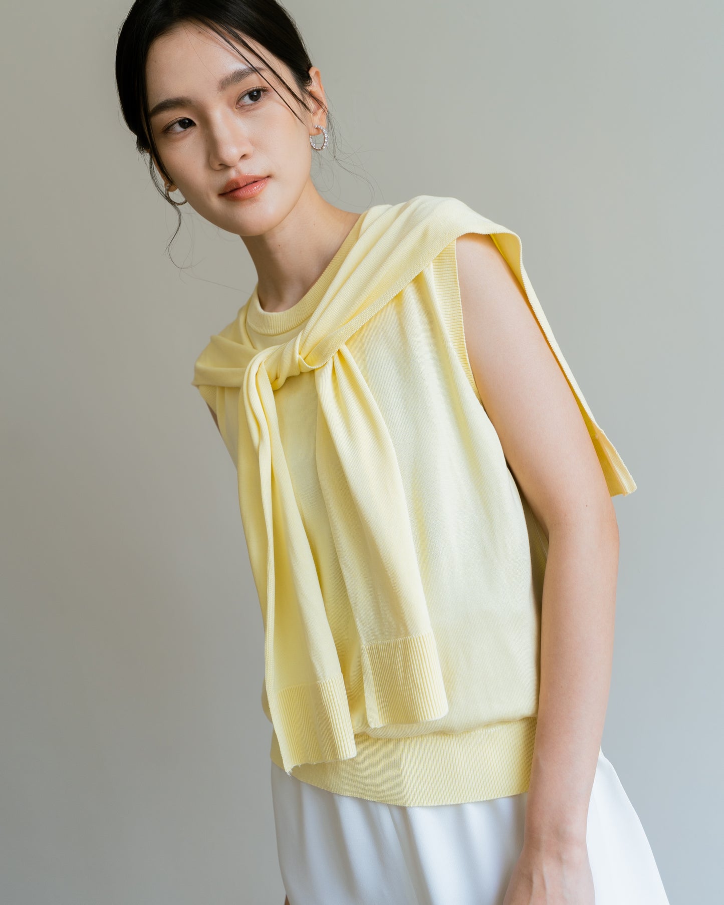 Eloise Knit Scarf-Top