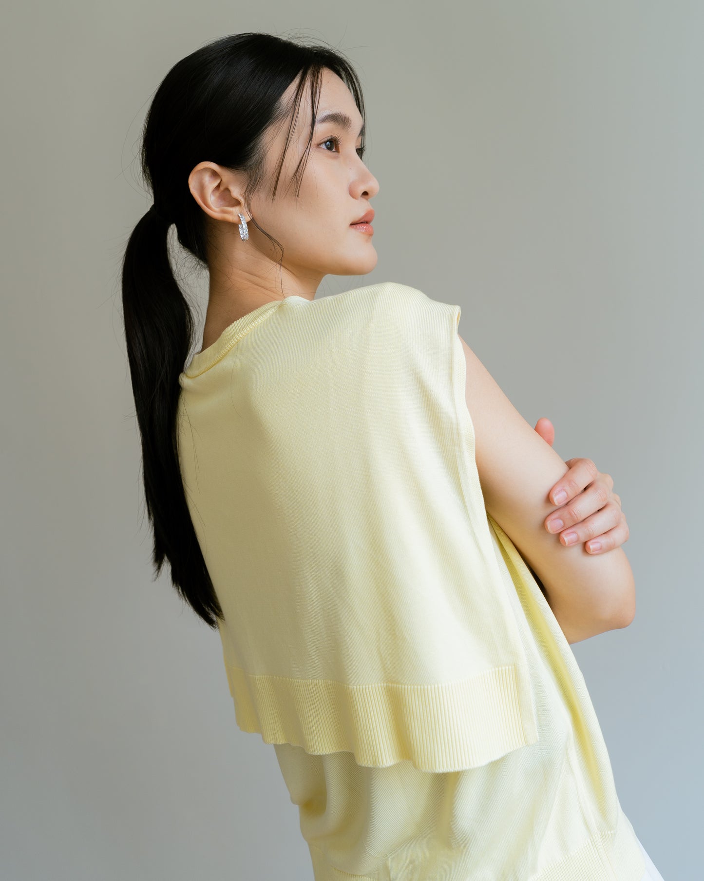 Eloise Knit Scarf-Top
