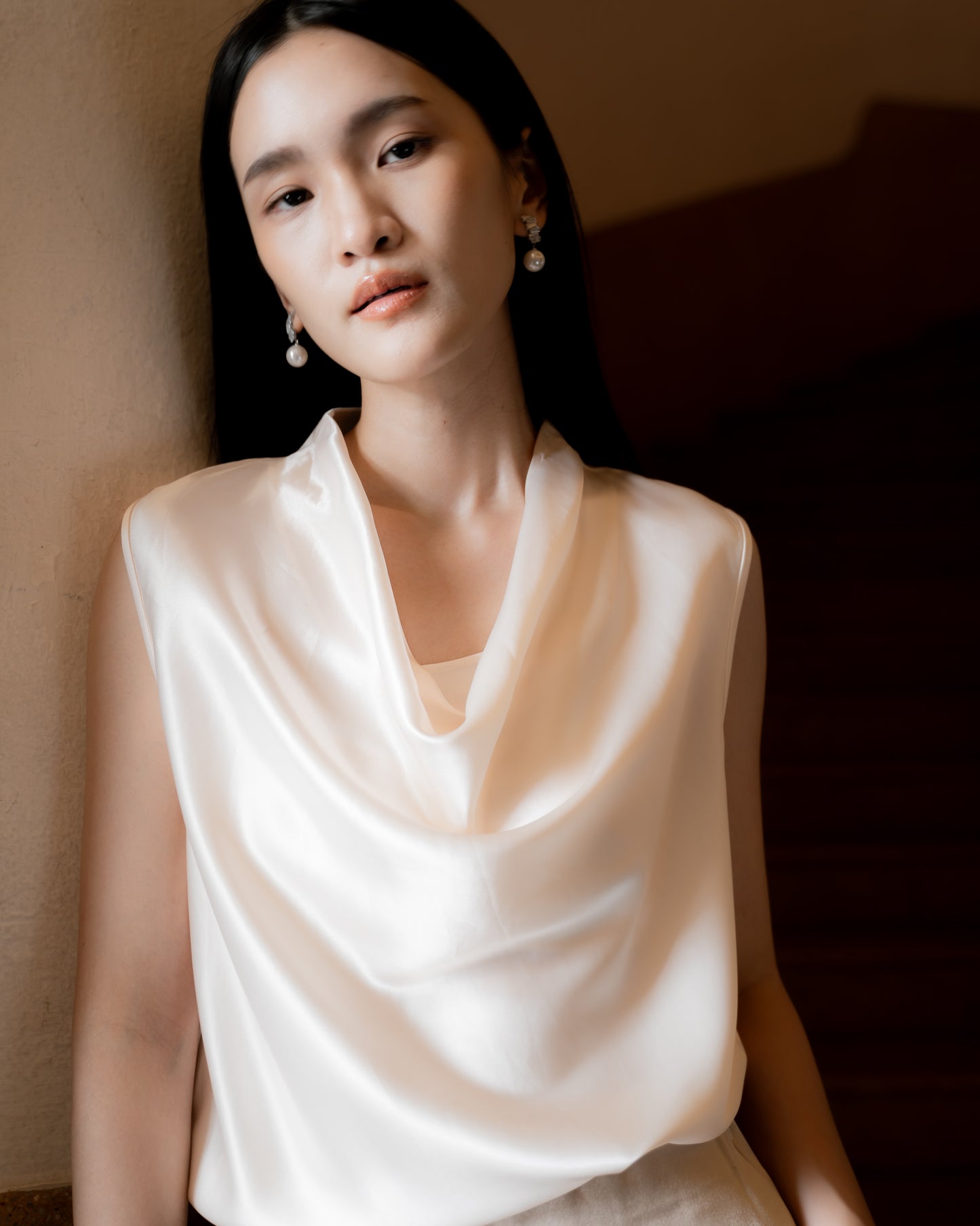 Elena Acetate Top