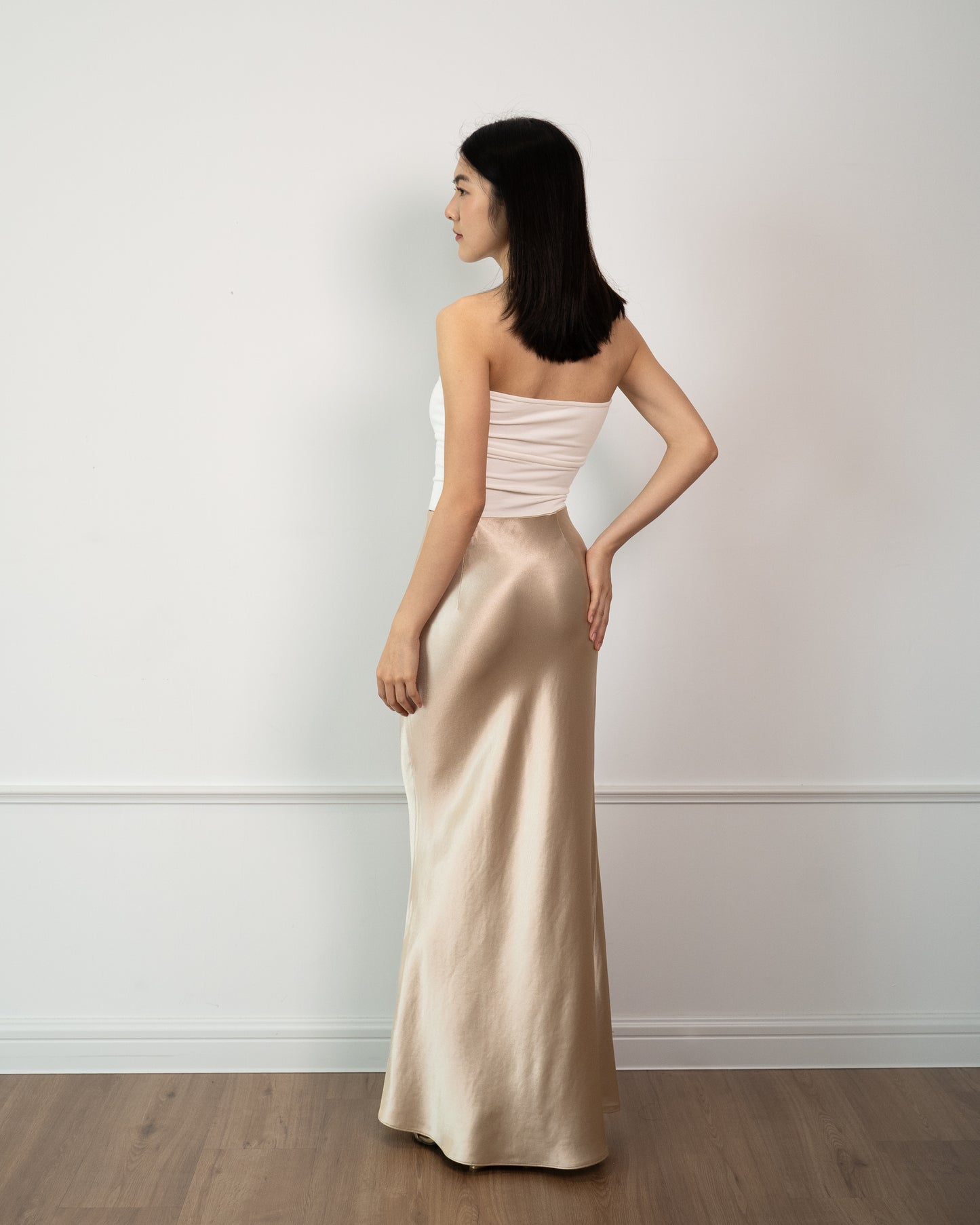 Serena Satin Maxi Skirt