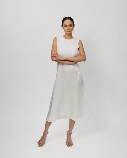Isla Drop Waist Midi Dress