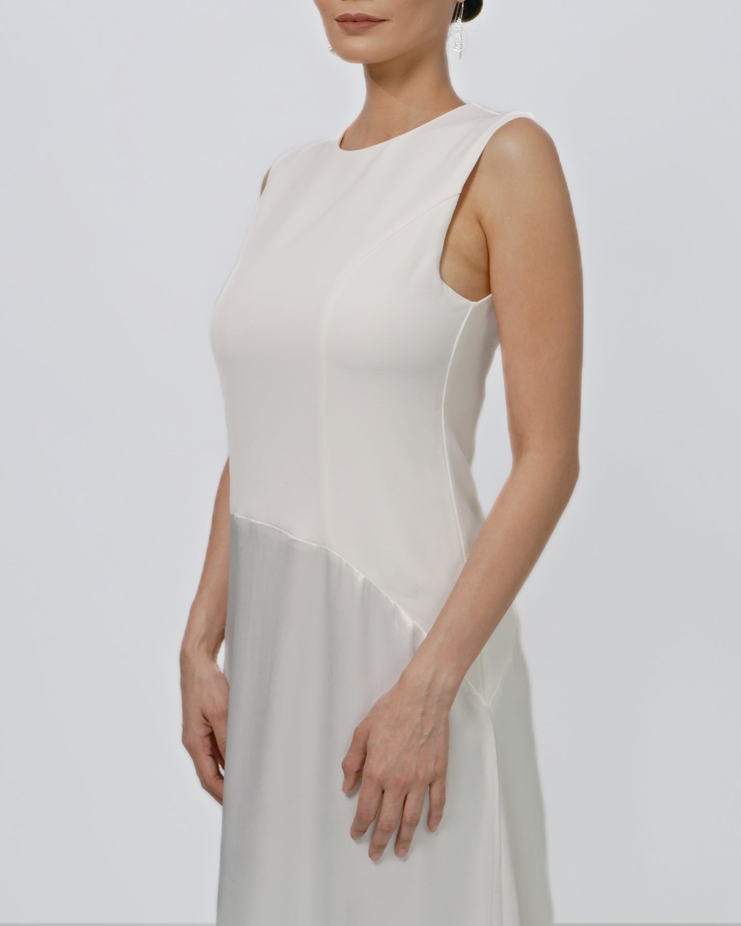 Isla Drop Waist Midi Dress