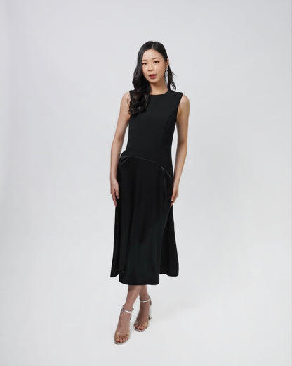 Isla Drop Waist Midi Dress