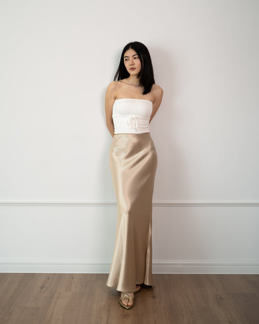 Serena Satin Maxi Skirt