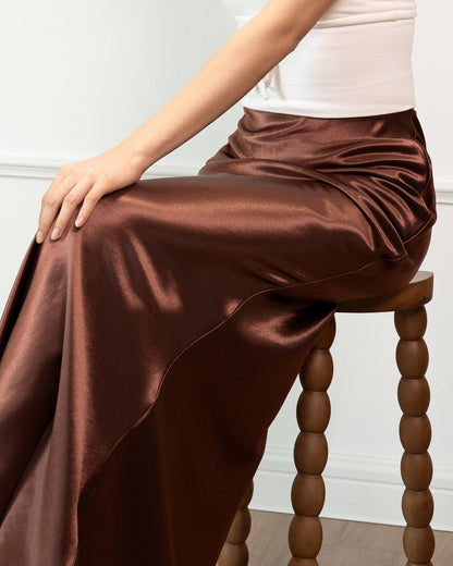 Serena Satin Maxi Skirt